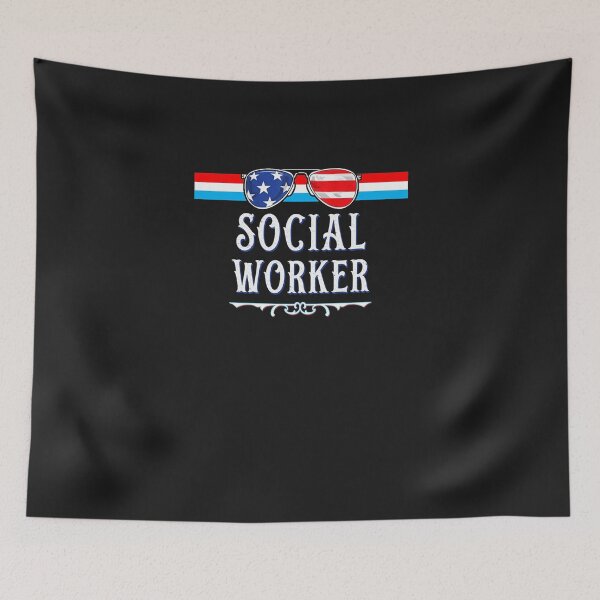 Item preview, Social Worker USA Retro Vintage designed and sold by mrgyejohm31.