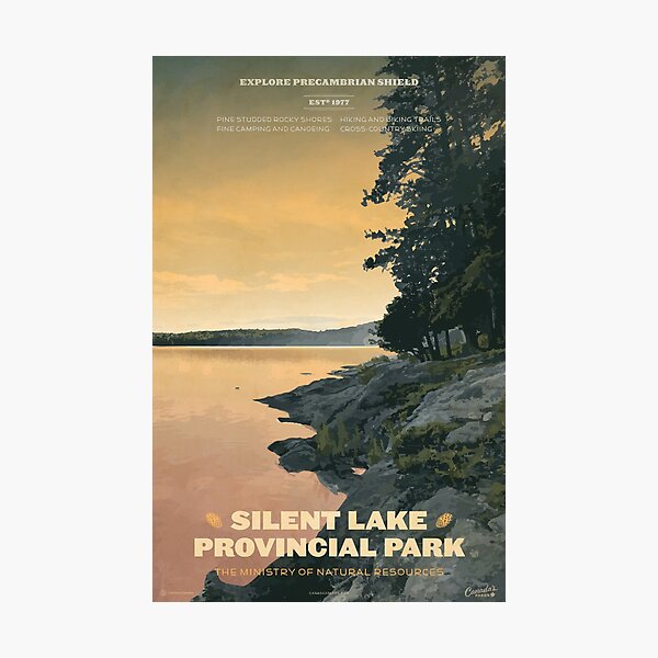 Silent Lake Provincial Park Photographic Print