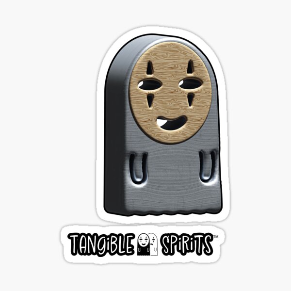 Tangible Spirits™ ~ Aluminum & Plywood Muse of Comedy Sticker