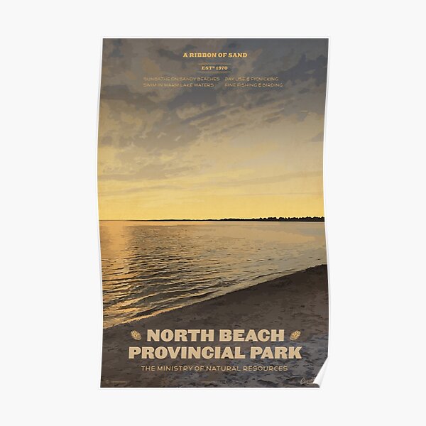 North Beach Provincial Park Poster