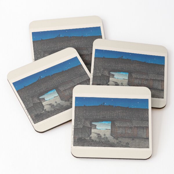 Item preview,  Kawase Hasui  Ruins of Rice Warehouses, Karatsu (Karatsu [Yonegura ato]), from the series Selected Views of Japan (Nihon fûkei senshû) designed and sold by TeeARTHY.