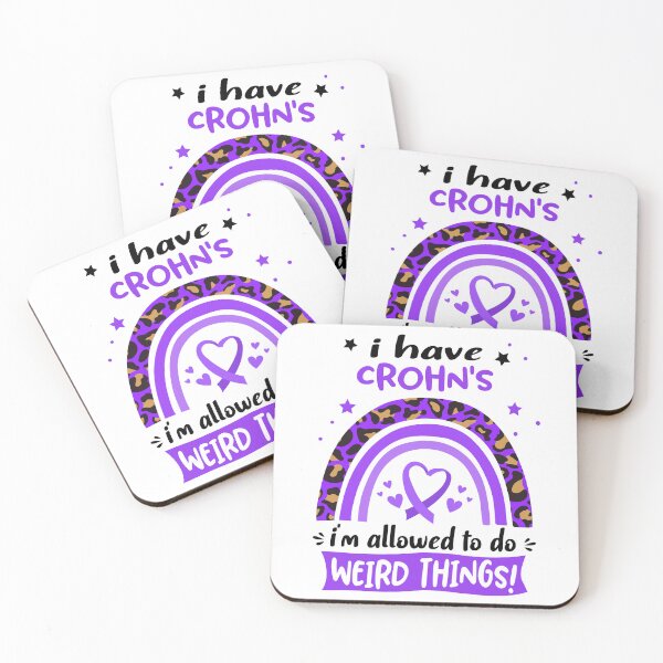 Aperçu de l'œuvre Conscience de Crohn - J'ai la maladie de Crohn, je suis autorisé à faire des choses étranges ! créée et vendue par KirstybShop.