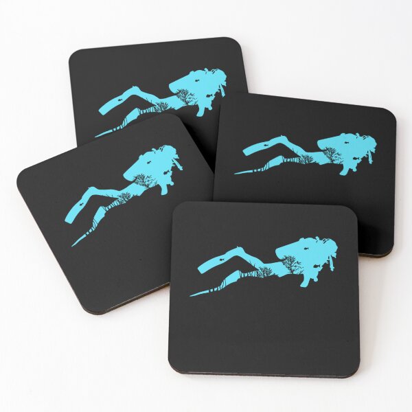 Item preview, Scuba Diving Coral Reef Ocean Scuba Diver designed and sold by RomanStowell.