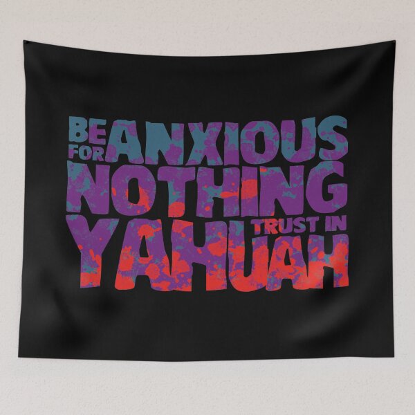 Item preview, Be Anxious for Nothing (Color Version), Hebrew Israelite, Hebrew, Israelite Merch designed and sold by Yachad.