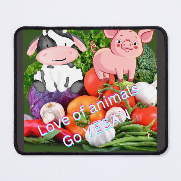 Item preview, Go Vegan i love animals designed and sold by LGMmugsdesign.