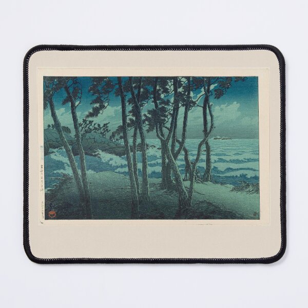 Item preview, Kawase Hasui Hinomisaki in Izumo Province (Izumo Hinomisaki), from the series Souvenirs of Travel III (Tabi miyage dai sanshû) designed and sold by TeeARTHY.
