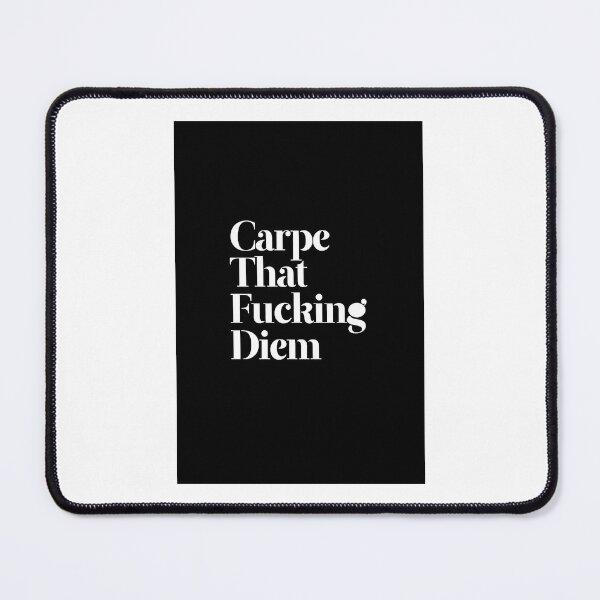 Item preview, CARPE THAT FUCKING DIEM black box / Cool and Funny quotes designed and sold by DRK7DSGN.