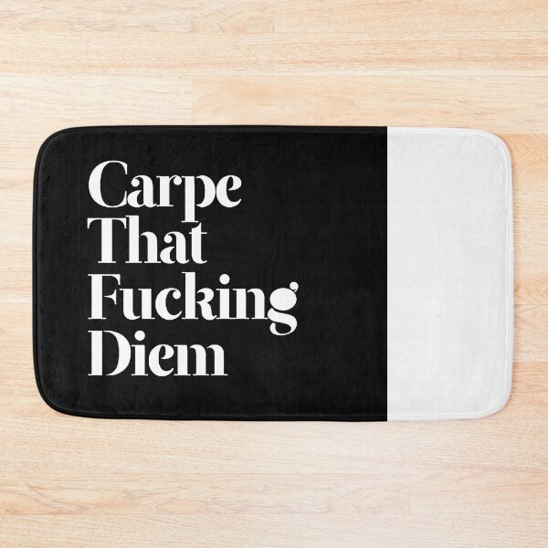 Item preview, CARPE THAT FUCKING DIEM black box / Cool and Funny quotes designed and sold by DRK7DSGN.