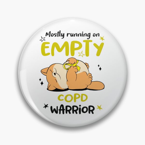 Item preview, Mostly running on Empty COPD Warrior designed and sold by ElizabethS809.