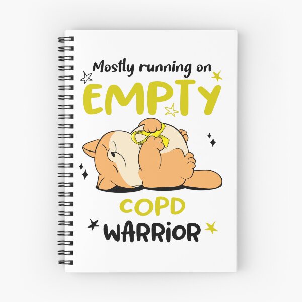 Item preview, Mostly running on Empty COPD Warrior designed and sold by ElizabethS809.