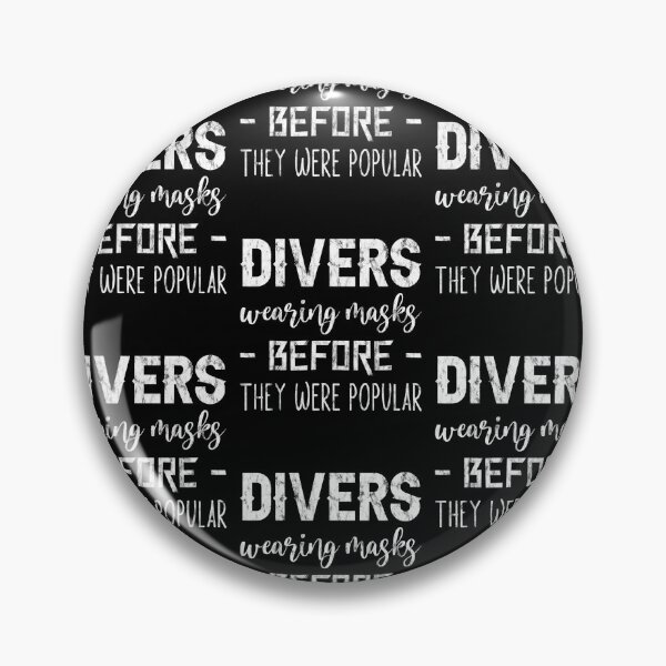 Item preview, Scuba Diving Divers Wearing Masks Before They Were Popular designed and sold by RomanStowell.
