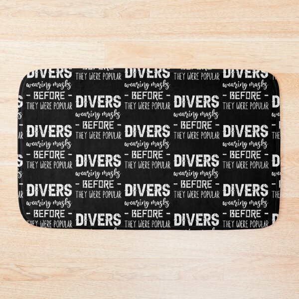 Item preview, Scuba Diving Divers Wearing Masks Before They Were Popular designed and sold by RomanStowell.