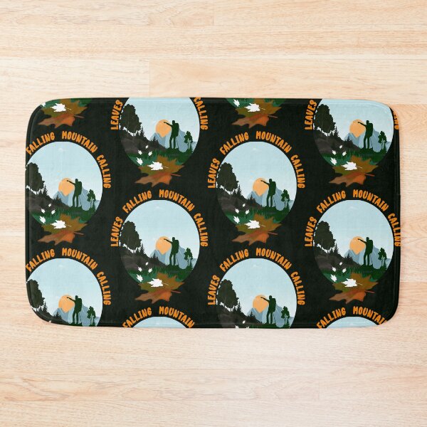 Item preview, Leaves Falling Mountain Calling, Hiker | Hiking designed and sold by DNC1134.
