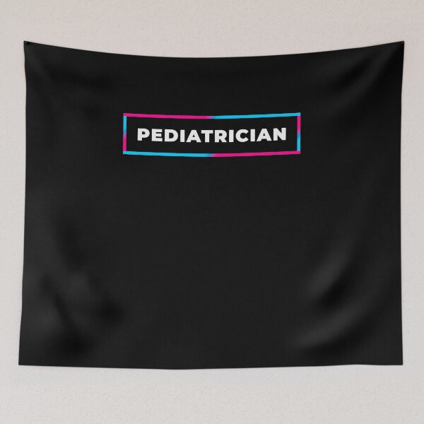Item preview, Pediatrician retro gradient frame designed and sold by SVPOD.
