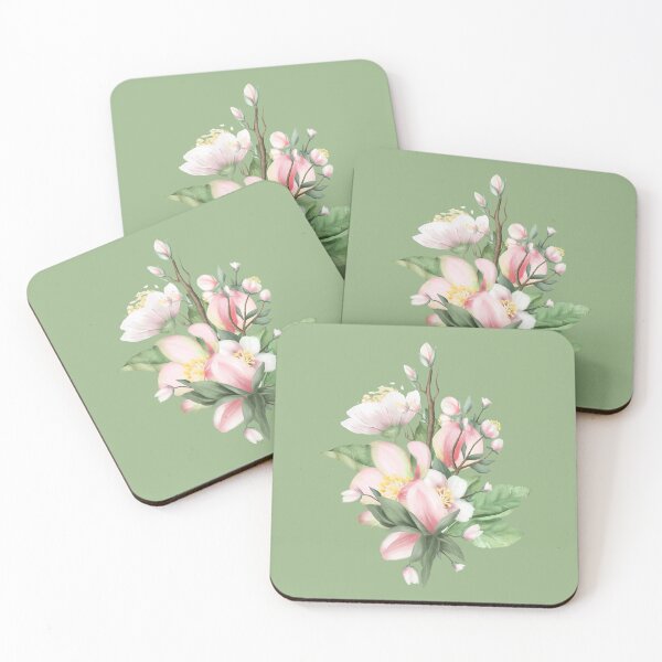 Item preview, Pattern Vintage Romantic Bouquet Cute Soft Pink Flowers N1 designed and sold by iziskosmos.