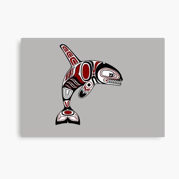 Haida Orca Canvas Print