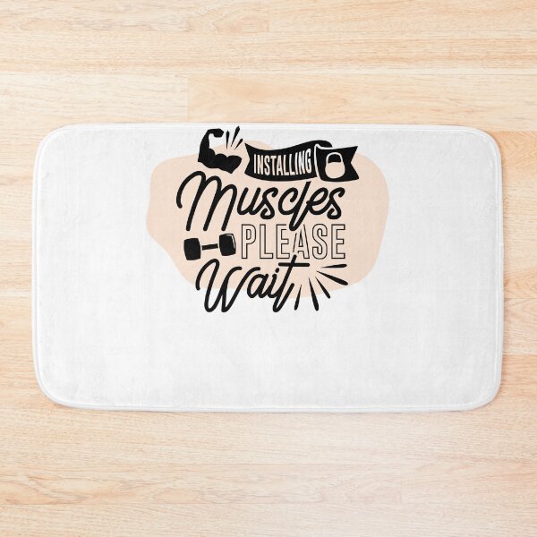 Item preview, Installing Muscles Please Wait - Positive Quote - Pink Abstract Design Motivation - Evolve - Empower - Gym designed and sold by Mechanical-Artt.
