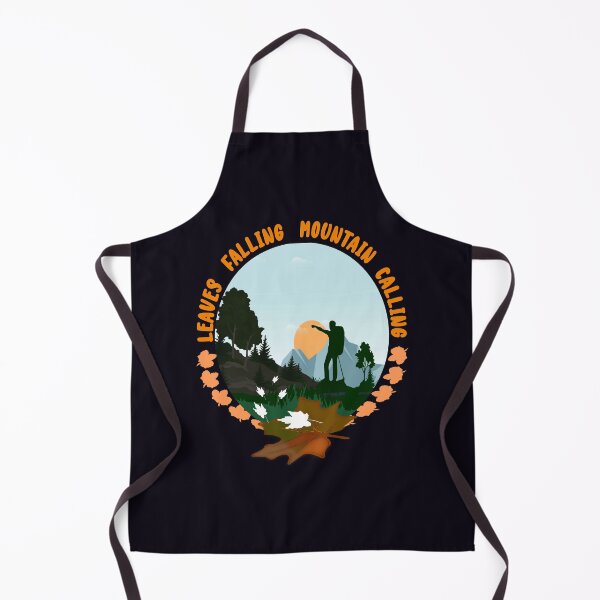 Item preview, Leaves Falling Mountain Calling, Hiker | Hiking designed and sold by DNC1134.