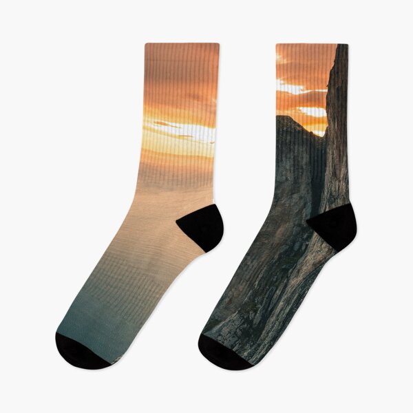 Item preview, Cliff by seaside in sunset down designed and sold by Darius Bocos.
