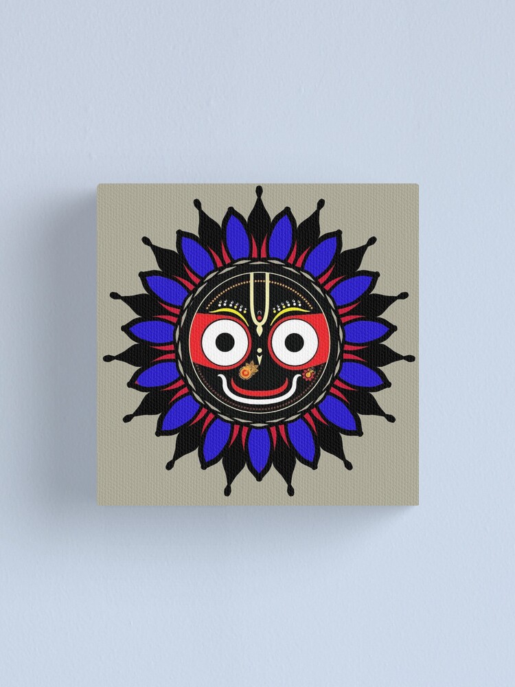 "Jagannath jai Jagannath lord Jagannath " Canvas Print for Sale by ...