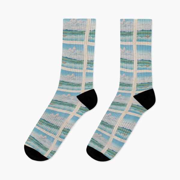 Item preview, Kawase Hasui   Lake Hamana (Hamana-ko) Tôkaidô Road (Tôkaidô fûkei senshû) designed and sold by TeeARTHY.