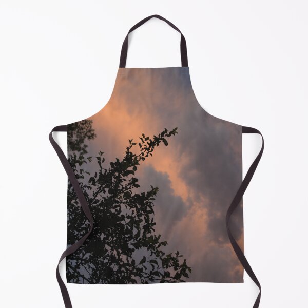 Item preview, Moody Sunset Silhouette - Nature Aesthetic Photography, Orange Blue Dark Sky designed and sold by Lucidesigns.