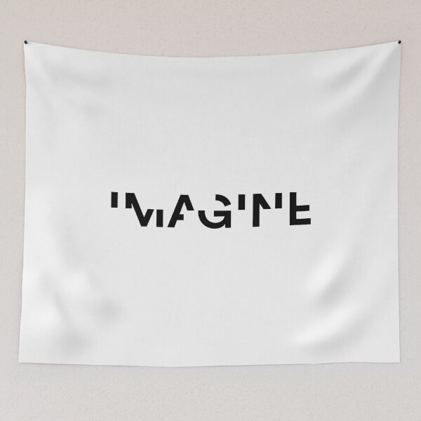 Item preview, IMAGINE black / Cool and Funny quotes designed and sold by DRK7DSGN.