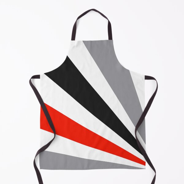 Item preview, Mid-Century Modern Red, Gray, White Sun Streaks Design designed and sold by DEC02.