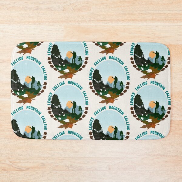 Item preview, Leaves Falling Mountain Calling, Hiker | Hiking designed and sold by DNC1134.