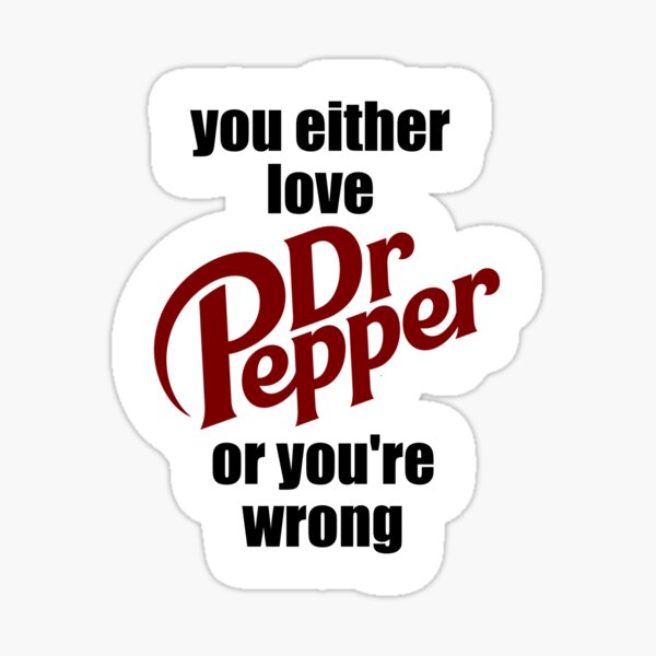 Vista previa del artículo con la obra «Dr Pepper Pop Soda Amor», diseñado y vendido por peachymayhem.