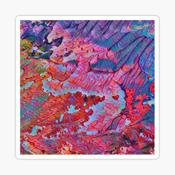 Paint smear pattern Sticker