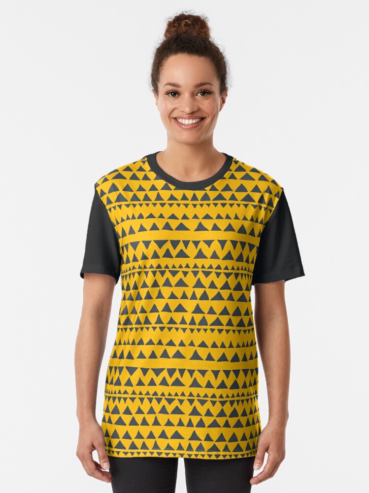 yellow aztec shirt
