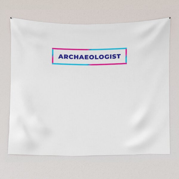 Item preview, Archaeologist retro colorful frame designed and sold by SVPOD.