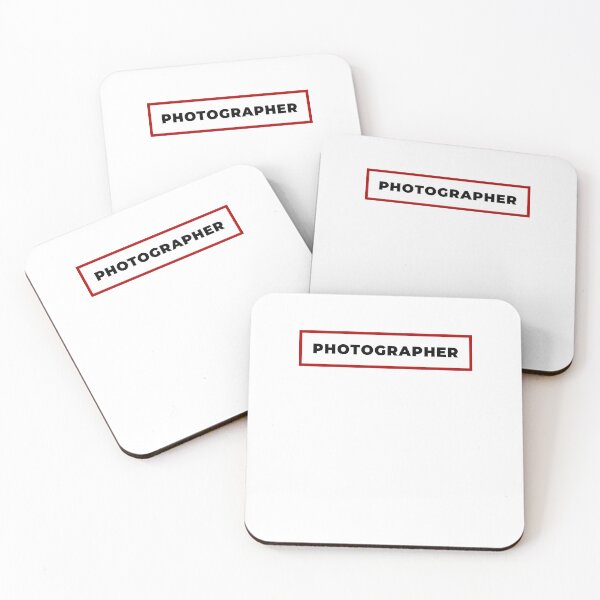 Artikelvorschau, Fotograf mit rotem Rahmen entworfen und verkauft von SVPOD.