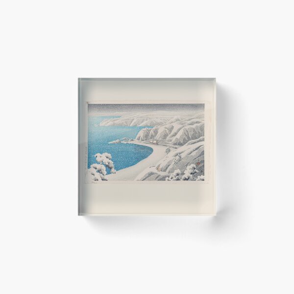 Item preview, Kawase Hasui  Nishimikawazaka on Sado Island (Sado Nishimikawazaka), from the series Souvenirs of Travel II (Tabi miyage dai nishû) designed and sold by TeeARTHY.