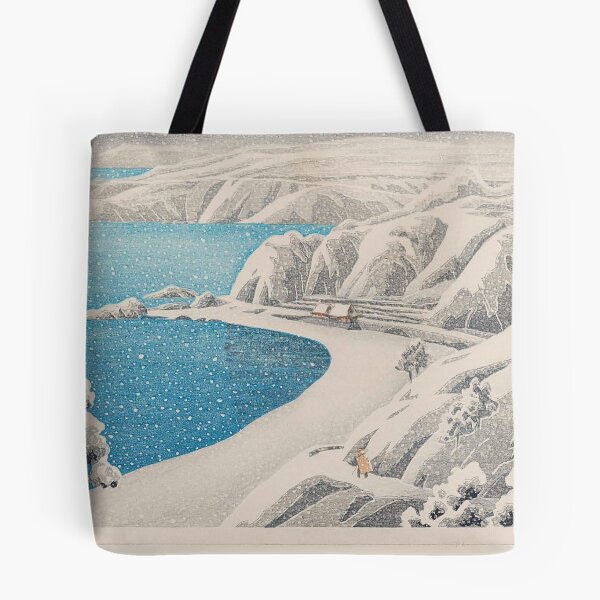 Item preview, Kawase Hasui  Nishimikawazaka on Sado Island (Sado Nishimikawazaka), from the series Souvenirs of Travel II (Tabi miyage dai nishû) designed and sold by TeeARTHY.