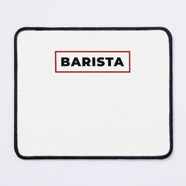 Item preview, Barista with red frame designed and sold by SVPOD.
