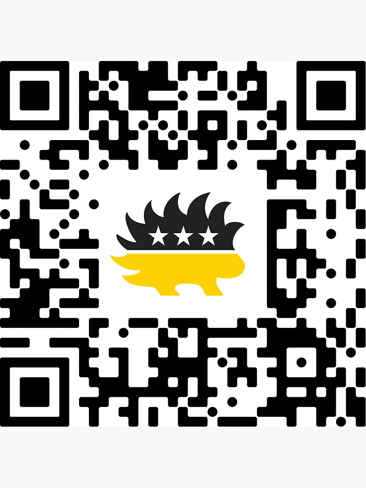 "Anatomy of the State QR Code " Sticker for Sale by liberteees Redbubble