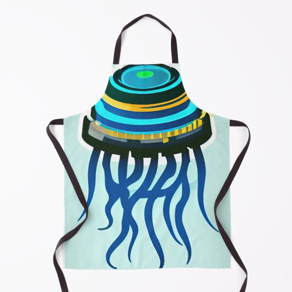 Item preview, Futuristic Jellyfish designed and sold by RockingPandS.