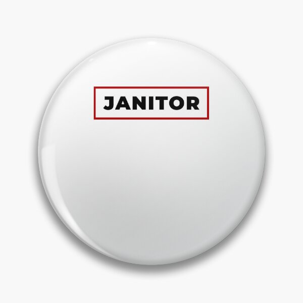 Item preview, Janitor with red frame designed and sold by SVPOD.