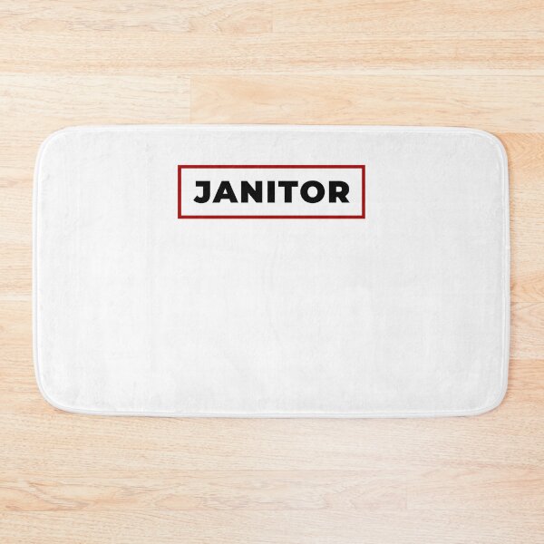 Item preview, Janitor with red frame designed and sold by SVPOD.