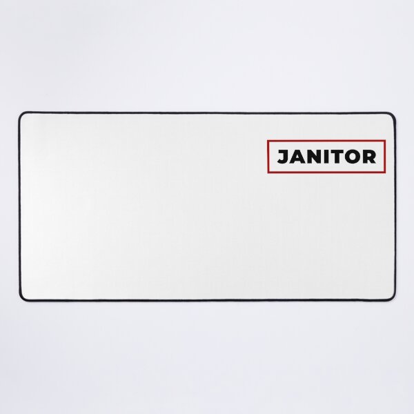 Item preview, Janitor with red frame designed and sold by SVPOD.