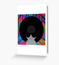 Funky Vinyl Records - Music Art Greeting Card
