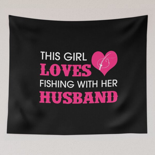 Item preview, THIS GIRL LOVES FISHING WITH HER HUSBAND designed and sold by antipatic.