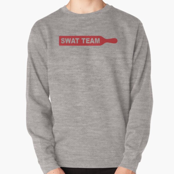 Swat Team on Paddle - red Pullover Sweatshirt