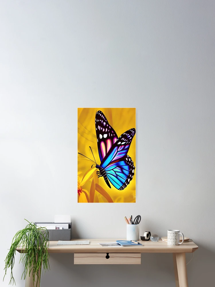 Thumbnail 2 of 3, Poster, Gorgeous Butterfly designed and sold by RockingPandS.