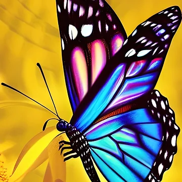 Artwork thumbnail, Gorgeous Butterfly by RockingPandS