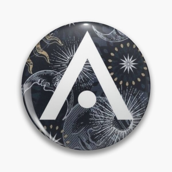 Item preview, Blue Celestial Moon Aveda Logo designed and sold by Dalaura.