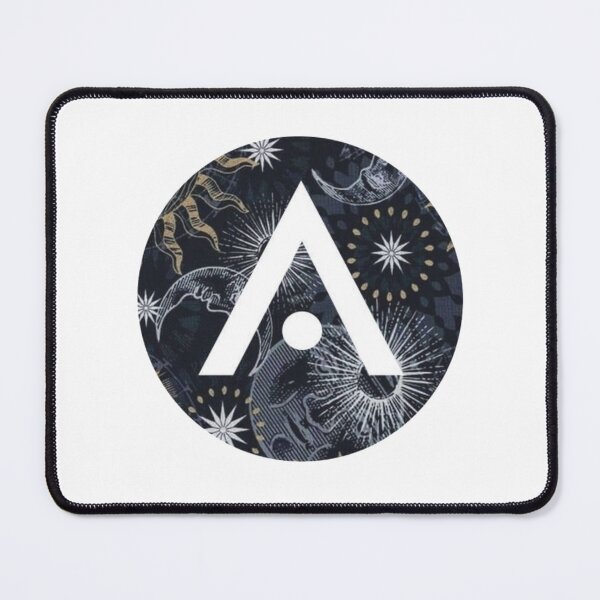 Item preview, Blue Celestial Moon Aveda Logo designed and sold by Dalaura.