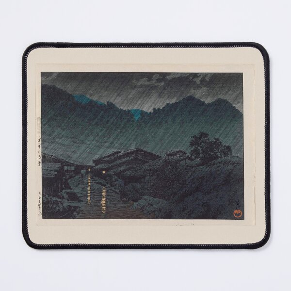 Item preview, Kawase Hasui Suhara, Kiso, from the series Selected Views of Japan (Nihon fûkei senshû) designed and sold by TeeARTHY.
